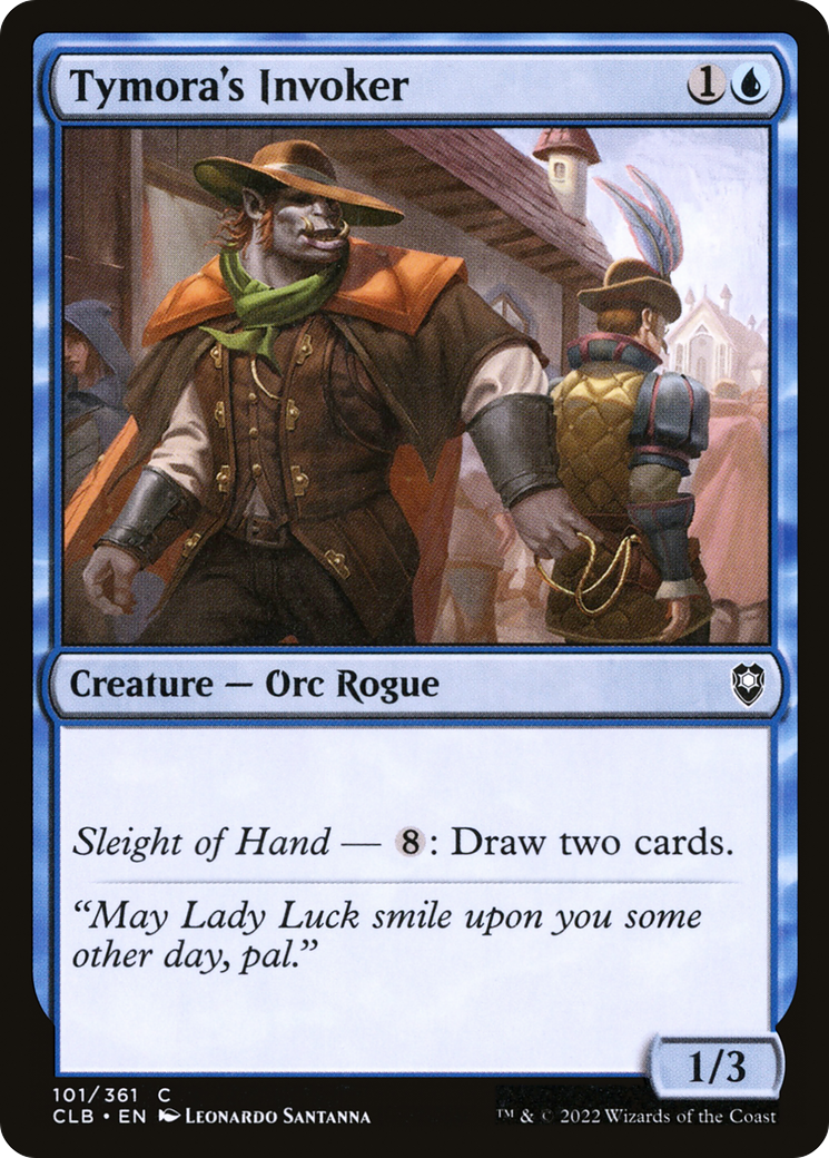 Image of Tymora's Invoker (CLB-101) - Commander Legends: Battle for Baldur's Gate Foil
