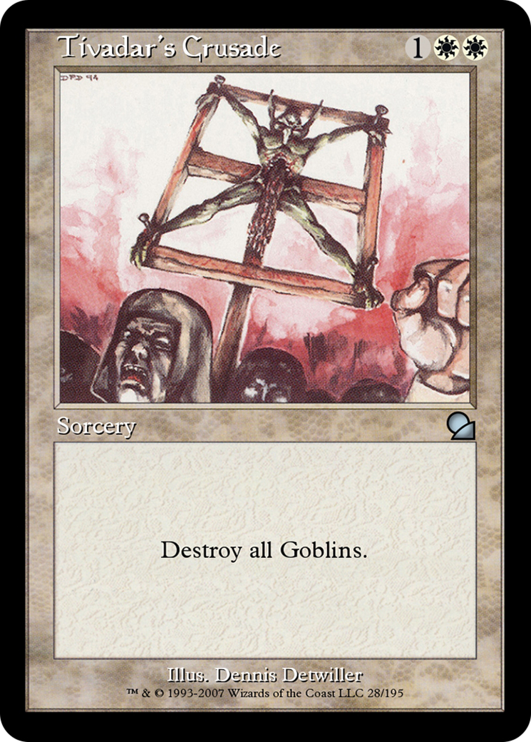 Image of Tivadar's Crusade (ME1-028) - Masters Edition Foil