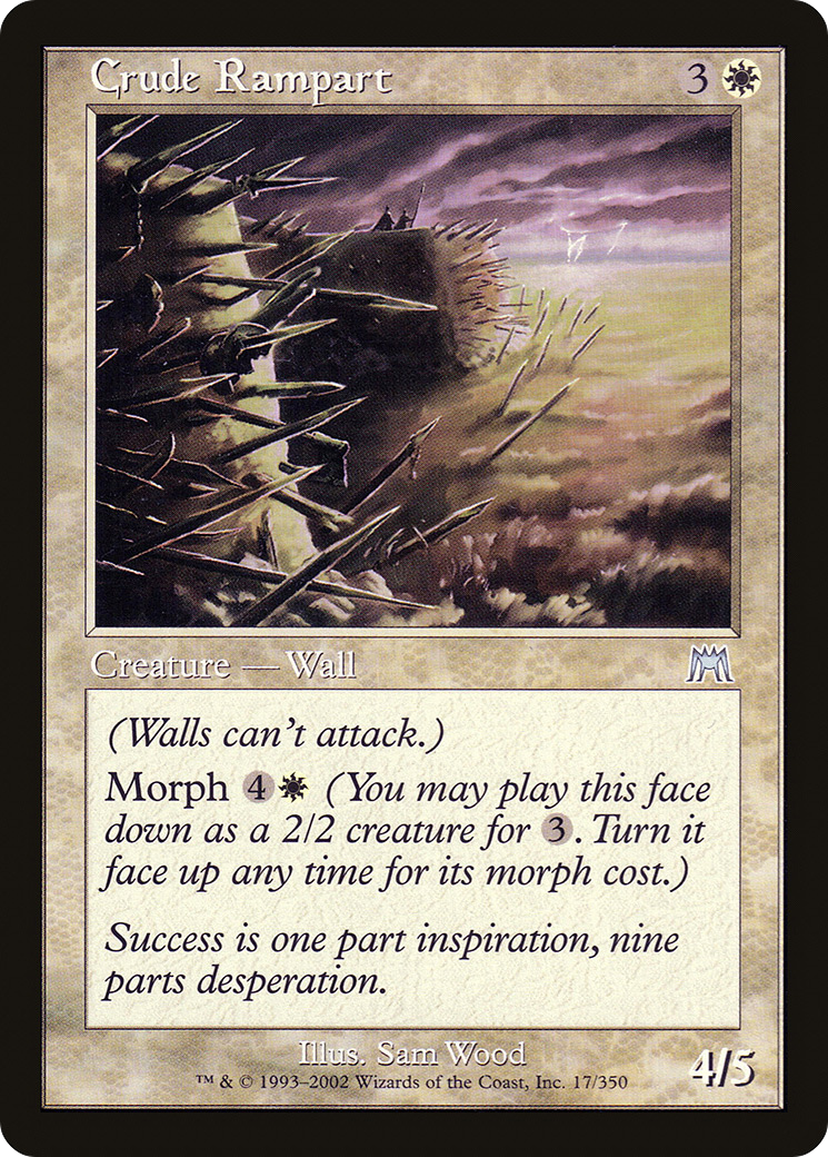 Image of Crude Rampart (ONS-017) - Onslaught