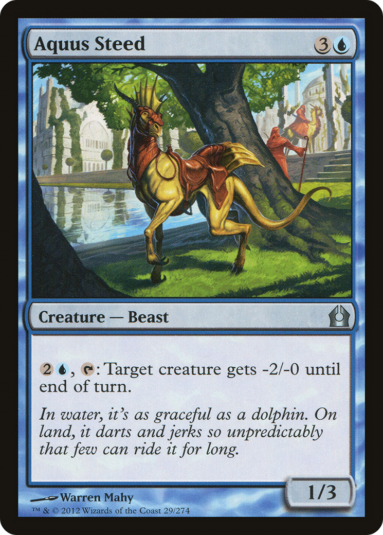 Image of Aquus Steed (RTR-029) - Return to Ravnica Foil