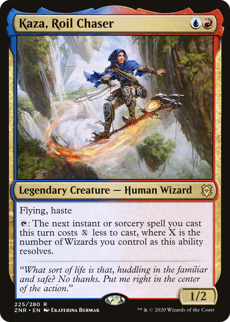 Image of Kaza, Roil Chaser (ZNR-225) - Zendikar Rising