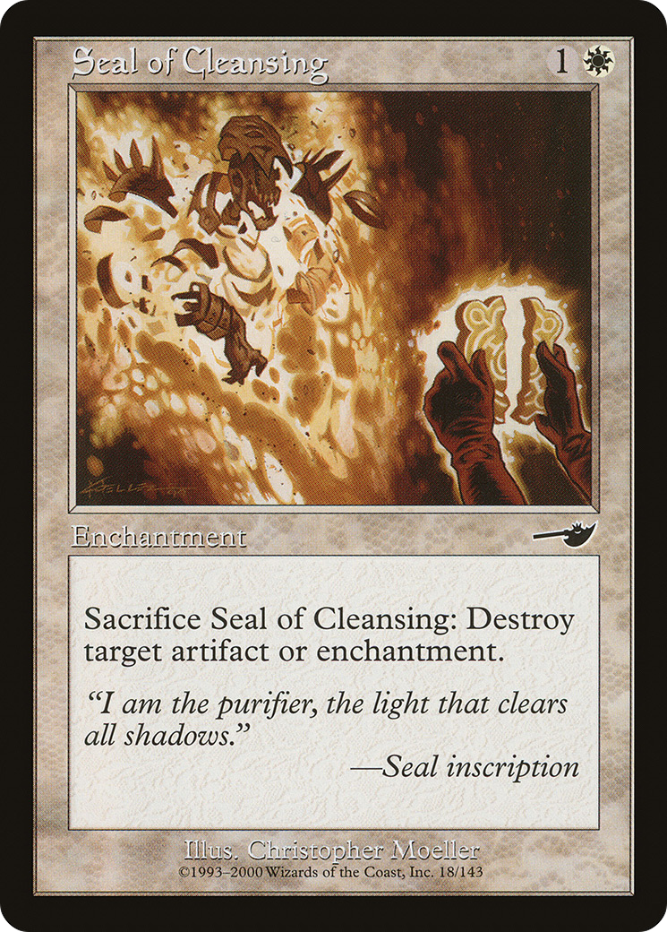 Image of Seal of Cleansing (NMS-018) - Nemesis Foil