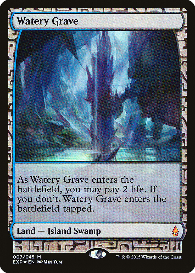 Image of Watery Grave (EXP-007) - Zendikar Expeditions Foil