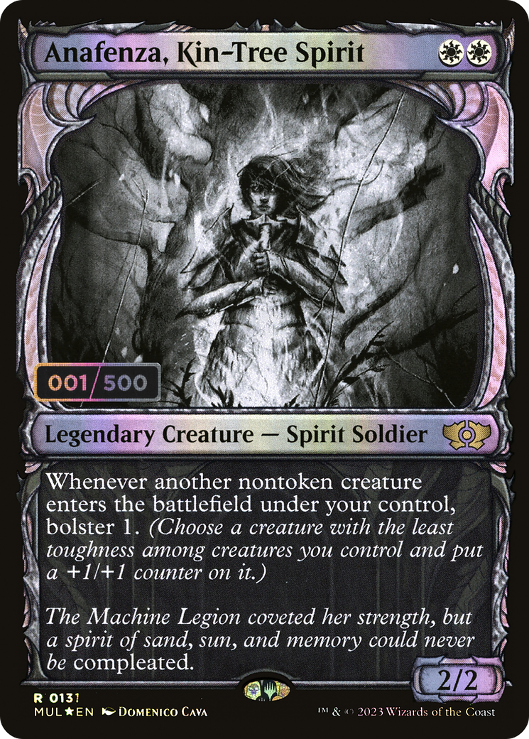 Image of Anafenza, Kin-Tree Spirit (Serial Numbered) (MUL-131) - Multiverse Legends: (Showcase) Foil