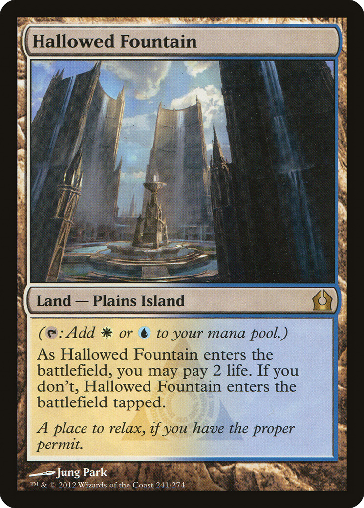 Image of Hallowed Fountain (RTR-241) - Return to Ravnica