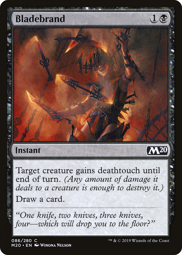 Image of Bladebrand (M20-086) - Core Set 2020 Foil