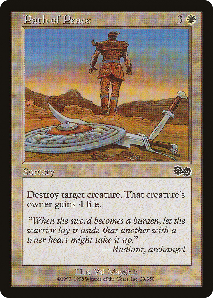 Image of Path of Peace (USG-029) - Urza's Saga