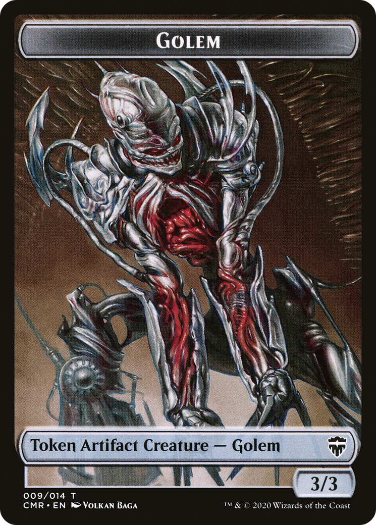 Image of Golem Token (CMR-009) - Commander Legends Tokens Foil