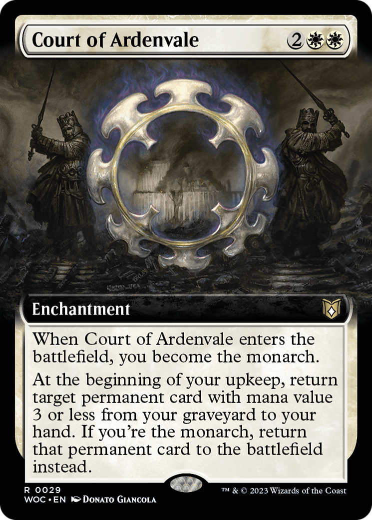 Image of Court of Ardenvale (Extended Art) (WOC-029) - Wilds of Eldraine Commander: (Extended Art)