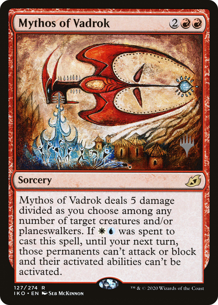 Image of Mythos of Vadrok (PPIKO-127P) - Ikoria: Lair of Behemoths Promos Foil