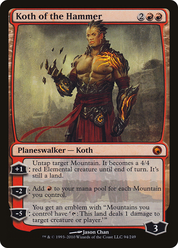 Image of Koth of the Hammer (SOM-094) - Scars of Mirrodin