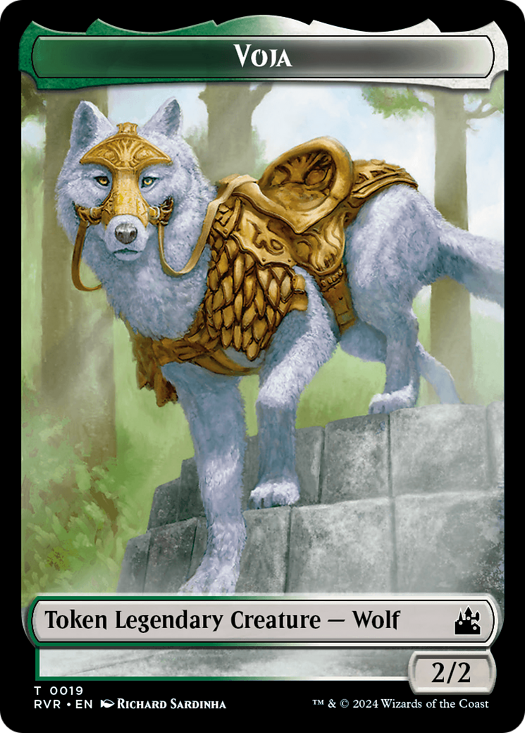 Image of Voja (TRVR-019) - Ravnica Remastered Tokens Foil