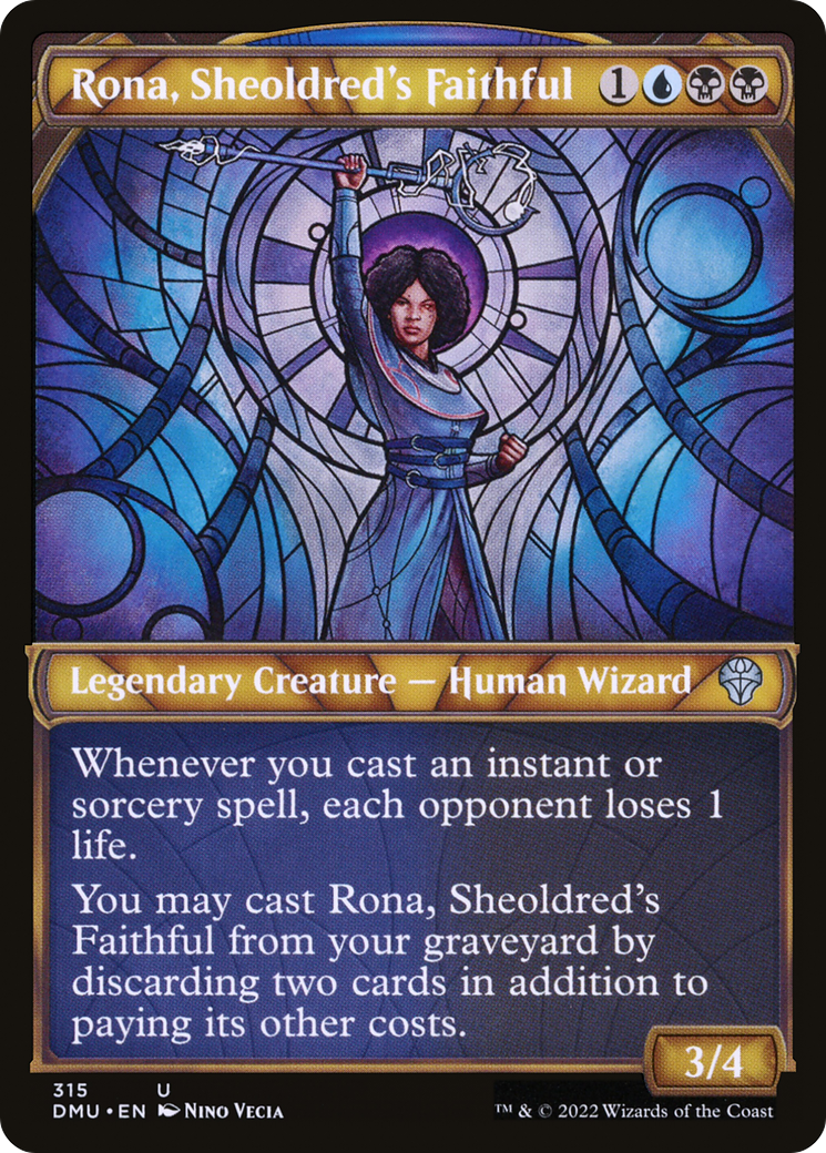 Image of Rona, Sheoldred's Faithful (Showcase) (DMU-315) - Dominaria United: (Showcase) Foil