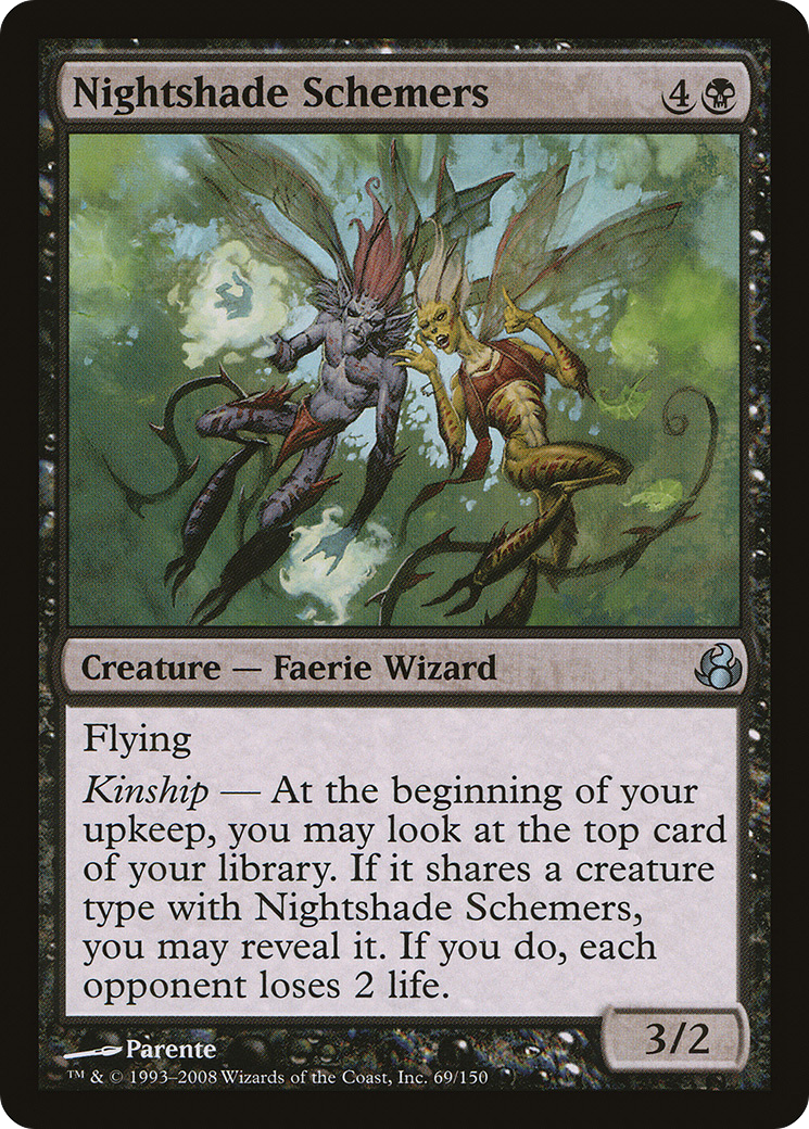 Image of Nightshade Schemers (MOR-069) - Morningtide Foil