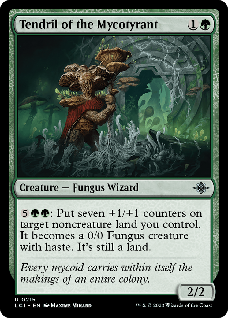 Image of Tendril of the Mycotyrant (LCI-215) - The Lost Caverns of Ixalan Foil