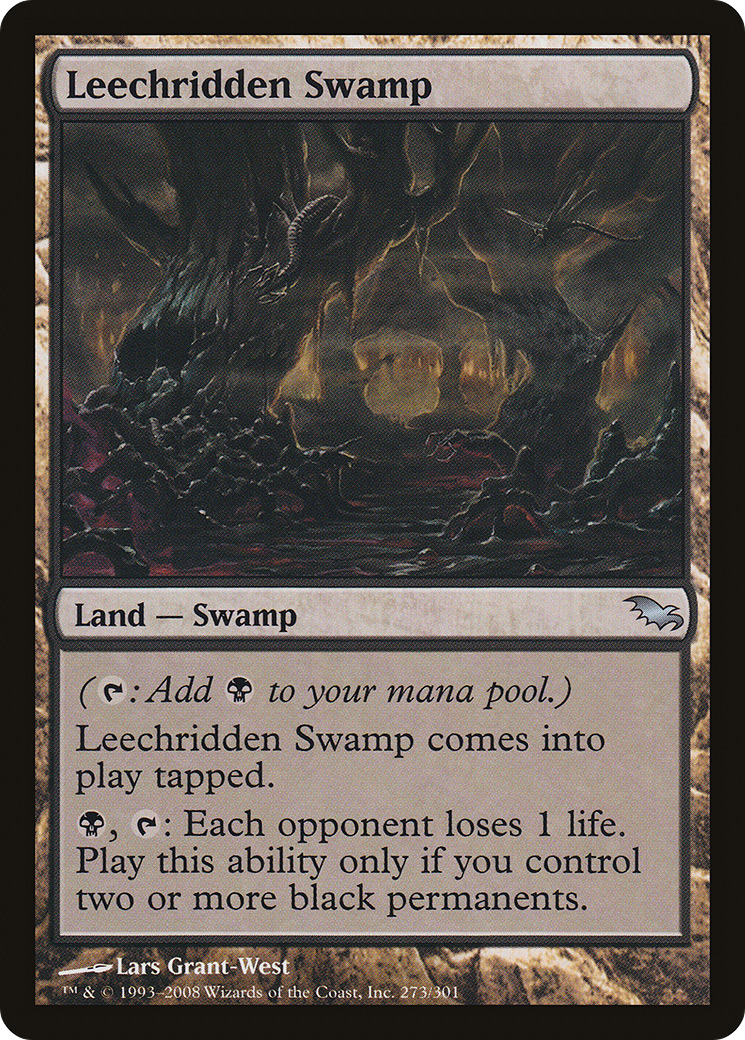 Image of Leechridden Swamp (SHM-273) - Shadowmoor
