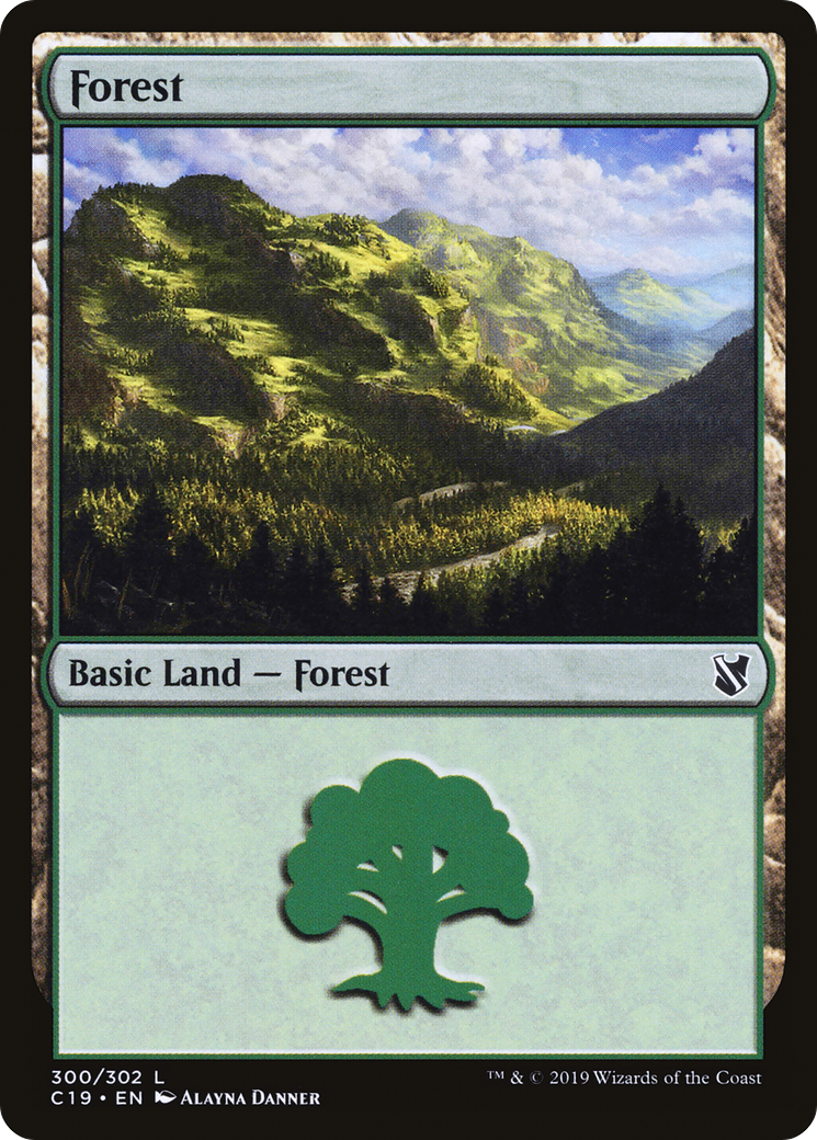 Image of Forest (300) (C19-300) - Commander 2019