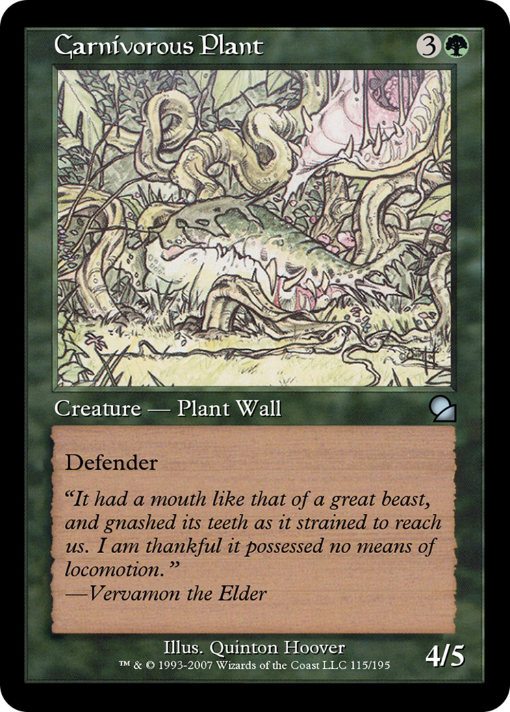 Image of Carnivorous Plant (ME1-115) - Masters Edition