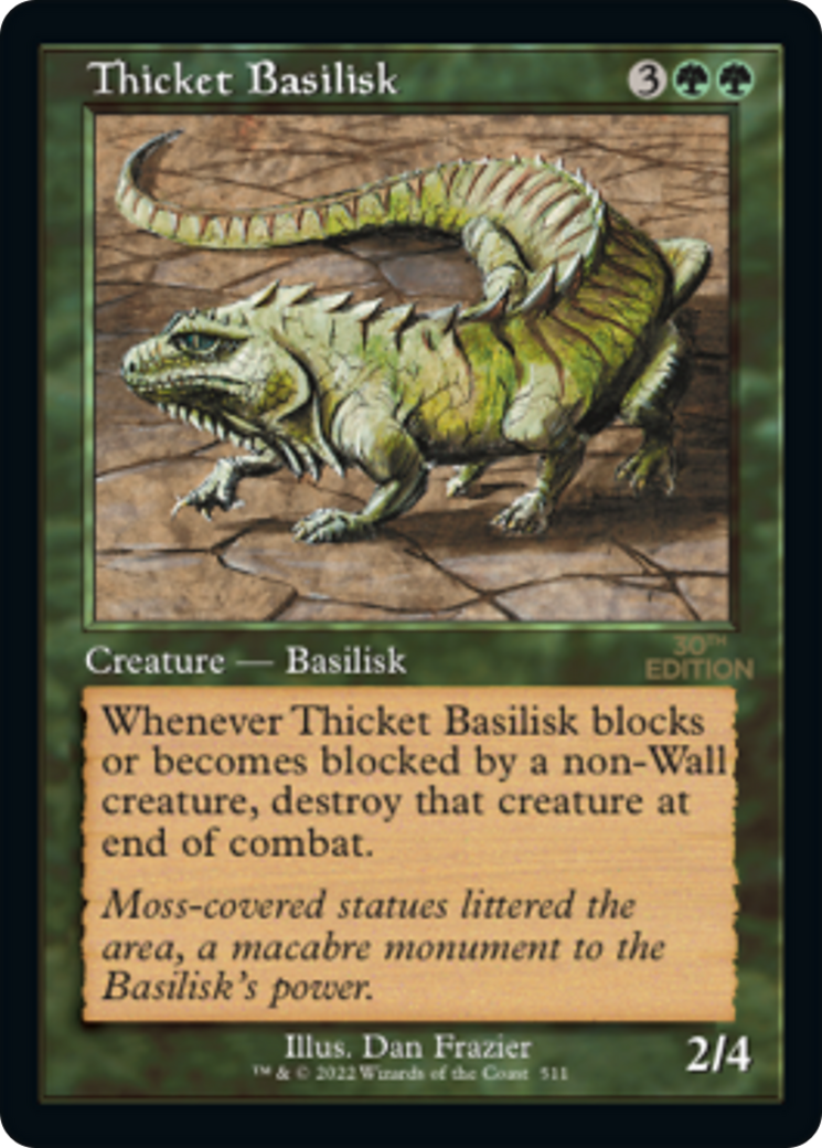 Image of Thicket Basilisk (Retro Frame) (30A-511) - 30th Anniversary Edition