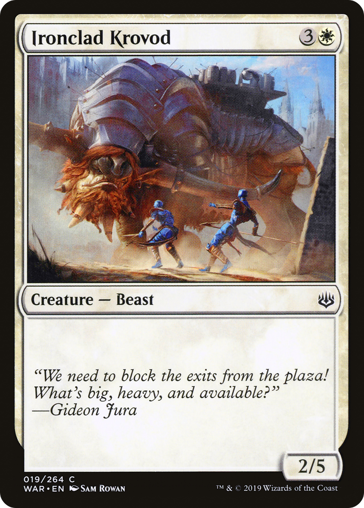 Image of Ironclad Krovod (WAR-019) - War of the Spark
