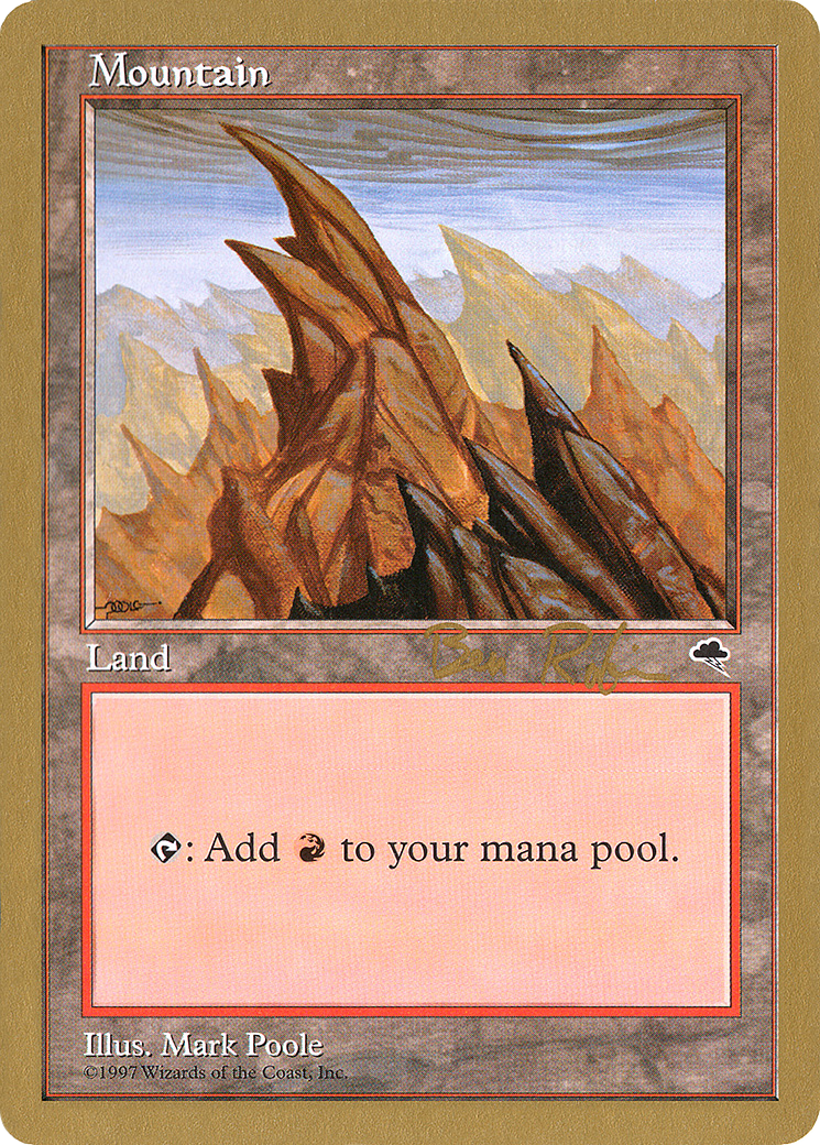 Image of Mountain (Left) - 1998 Ben Rubin (TMP) (WCD-) - World Championship Decks 1998
