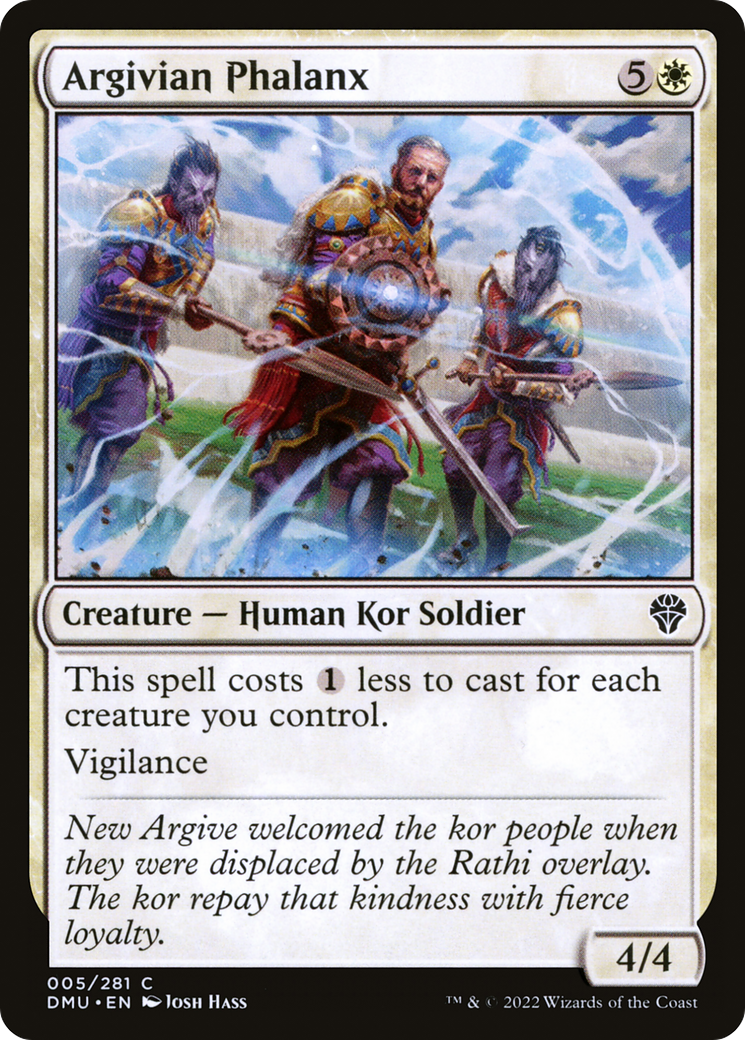 Image of Argivian Phalanx (DMU-005) - Dominaria United Foil