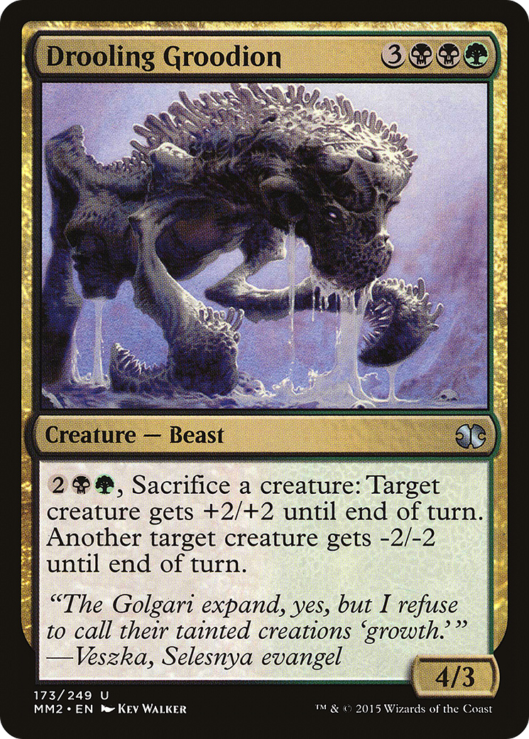 Image of Drooling Groodion (MM2-173) - Modern Masters 2015 Foil