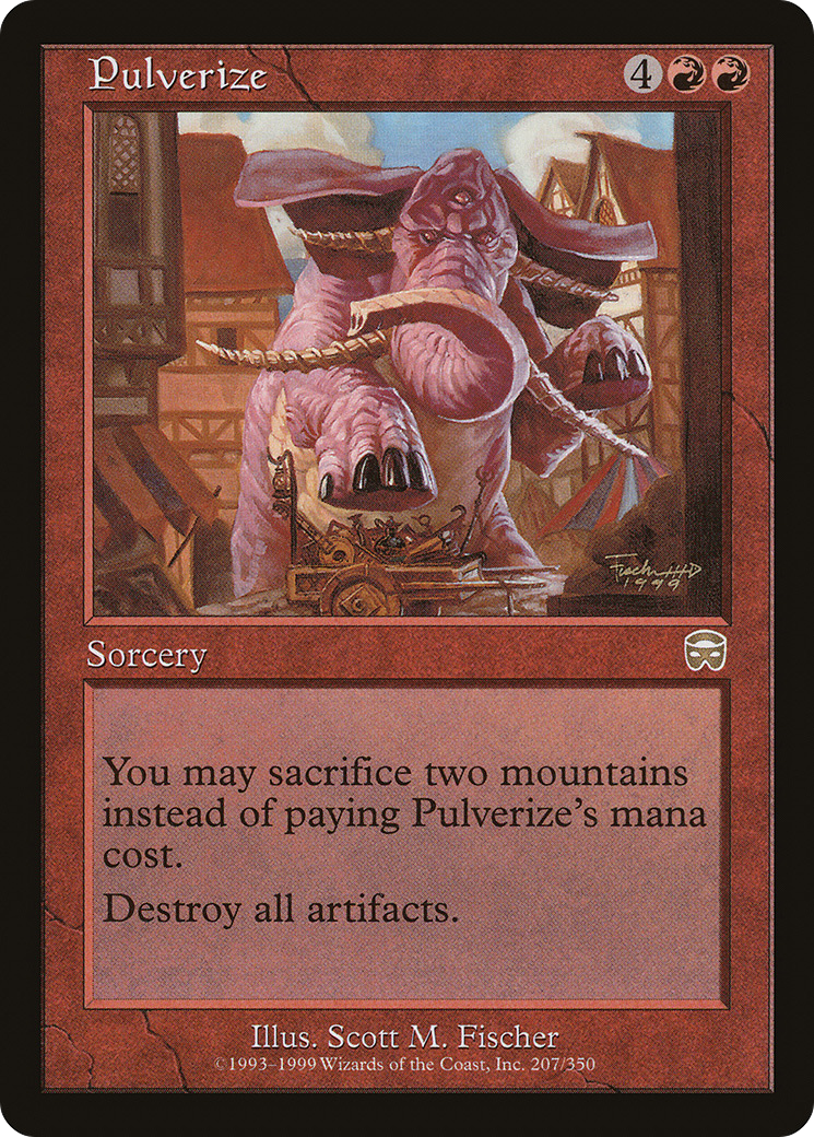 Image of Pulverize (MMQ-207) - Mercadian Masques Foil