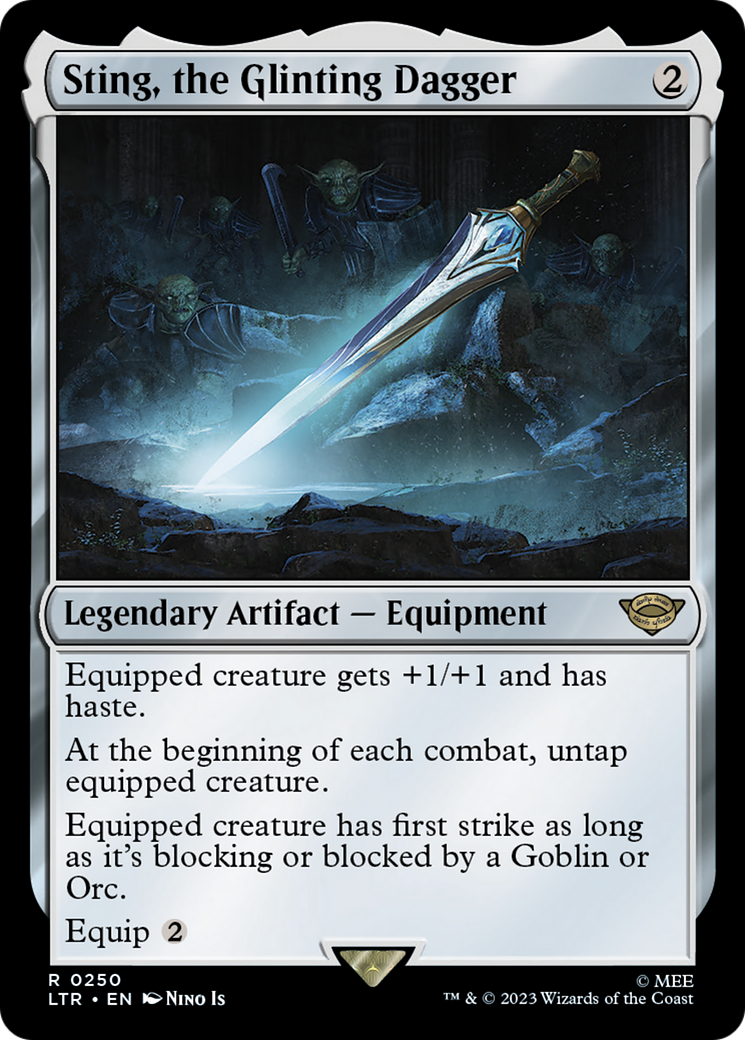 Image of Sting, the Glinting Dagger (LTR-250) - The Lord of the Rings: Tales of Middle-earth