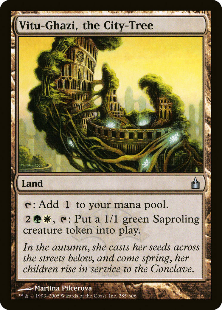 Image of Vitu-Ghazi, the City-Tree (RAV-285) - Ravnica: City of Guilds Foil