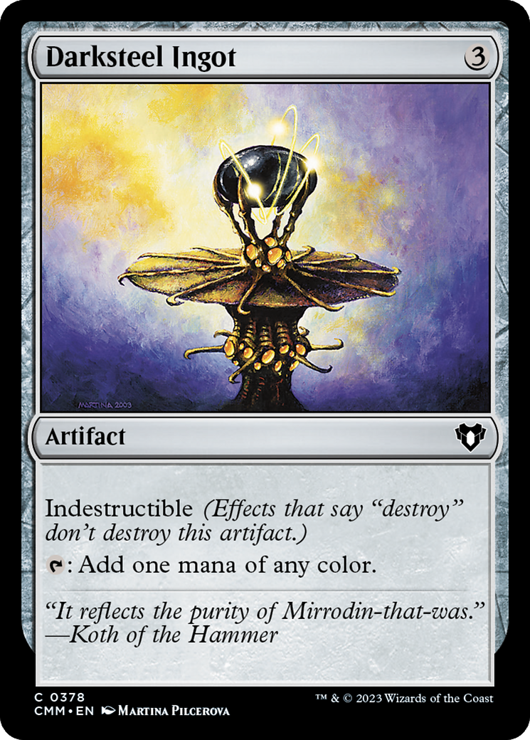 Image of Darksteel Ingot (CMM-378) - Commander Masters