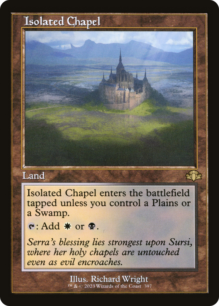 Image of Isolated Chapel (Retro Frame) (DMR-397) - Dominaria Remastered Foil