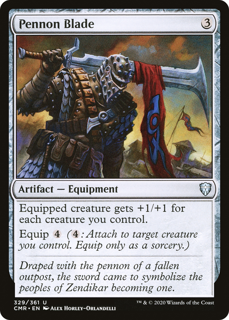 Image of Pennon Blade (CMR-329) - Commander Legends Foil