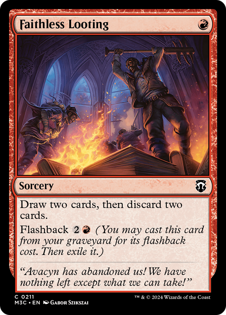 Image of Faithless Looting (M3C-211) - Modern Horizons 3 Commander
