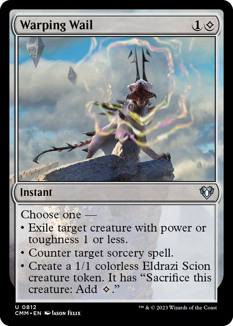 Image of Warping Wail (CMM-812) - Commander Masters