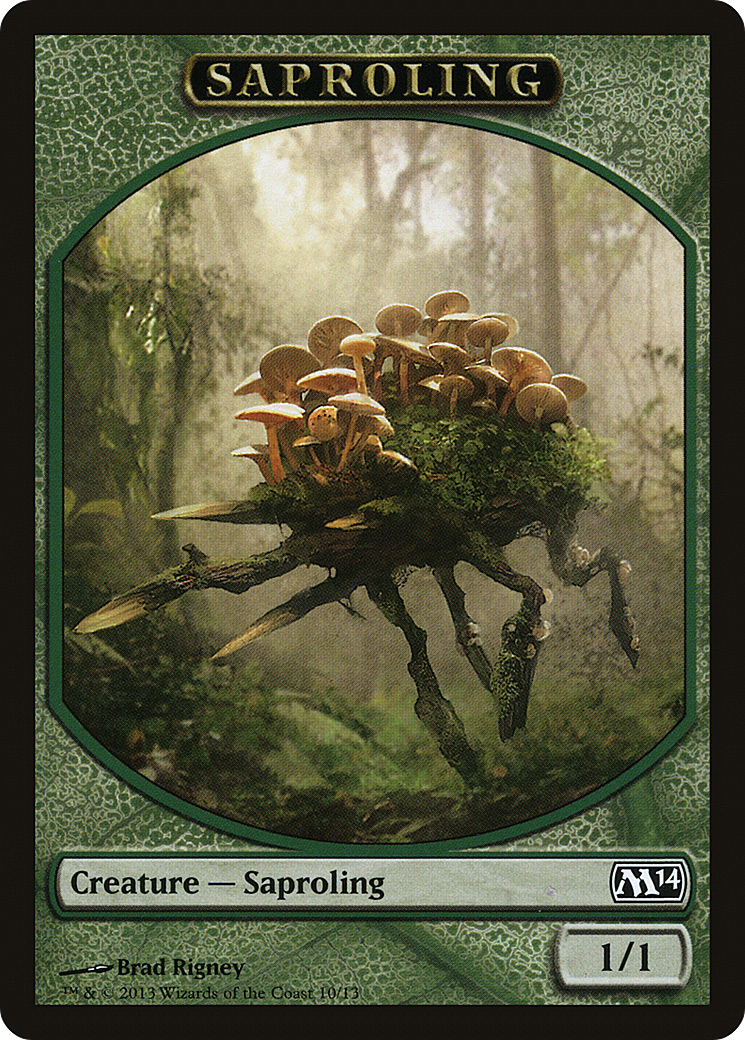 Image of Saproling Token (M14-010) - Magic 2014 Tokens