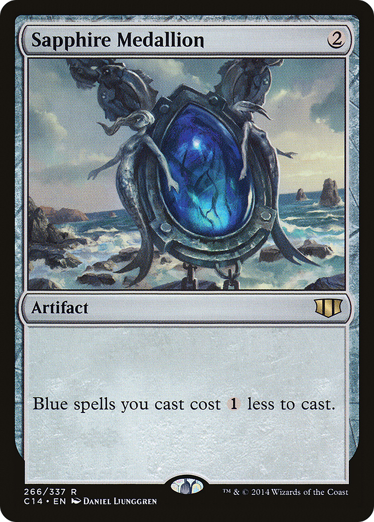 Image of Sapphire Medallion (C14-266) - Commander 2014