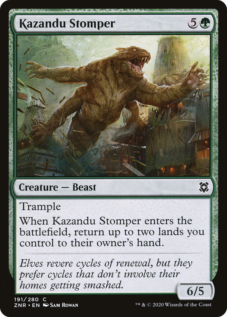 Image of Kazandu Stomper (ZNR-191) - Zendikar Rising