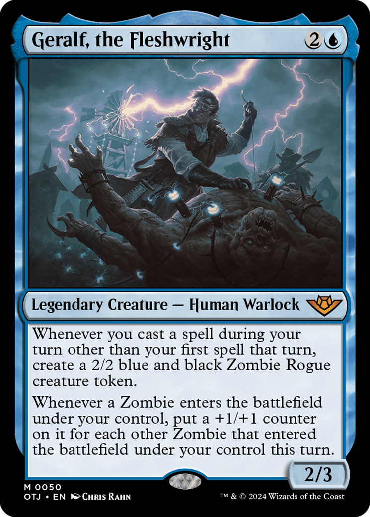 Image of Geralf, the Fleshwright (OTJ-050) - Outlaws of Thunder Junction Foil
