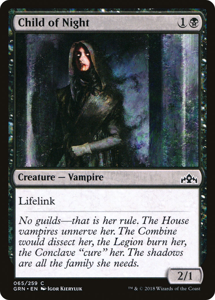 Image of Child of Night (GRN-065) - Guilds of Ravnica Foil