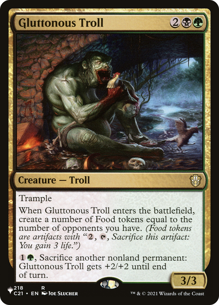 Image of Gluttonous Troll (LIST-C21-218) - The List