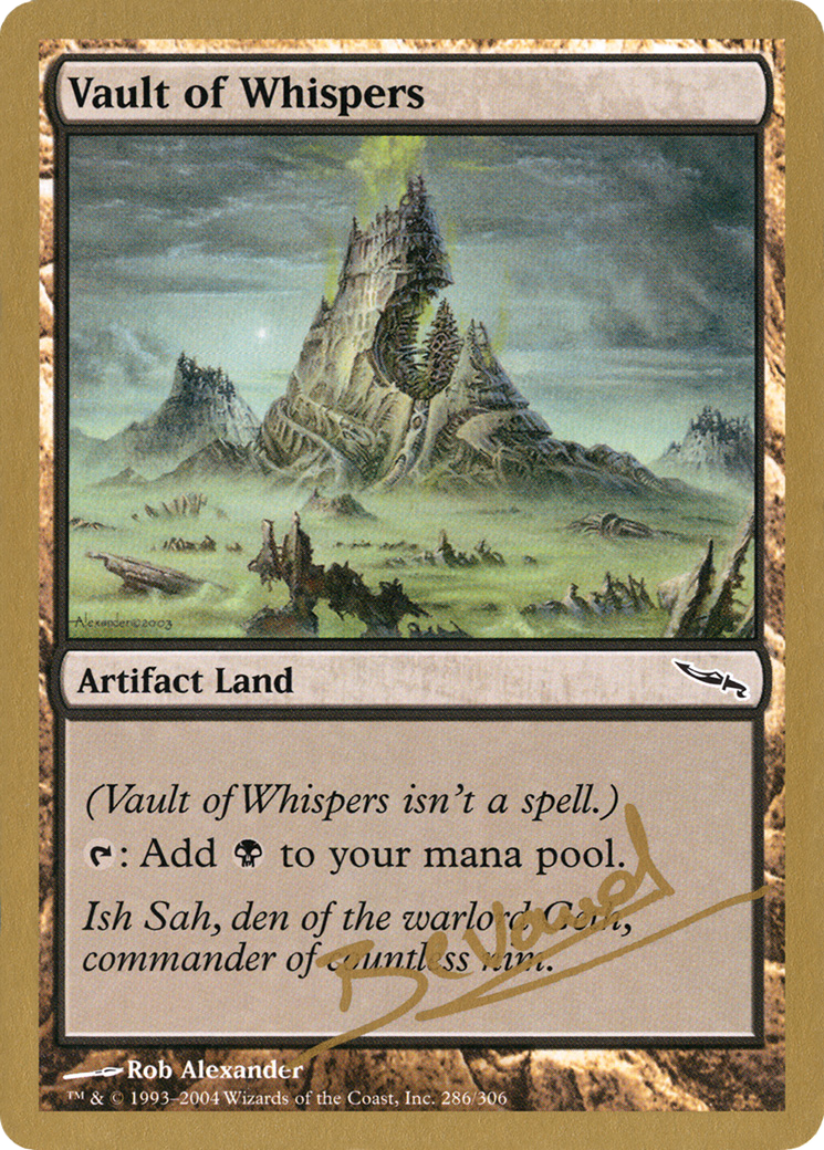 Image of Vault of Whispers - 2004 Manuel Bevand (MRD) (WCD-MB286) - World Championship Decks 2004