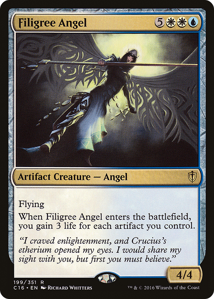Image of Filigree Angel (C16-199) - Commander 2016
