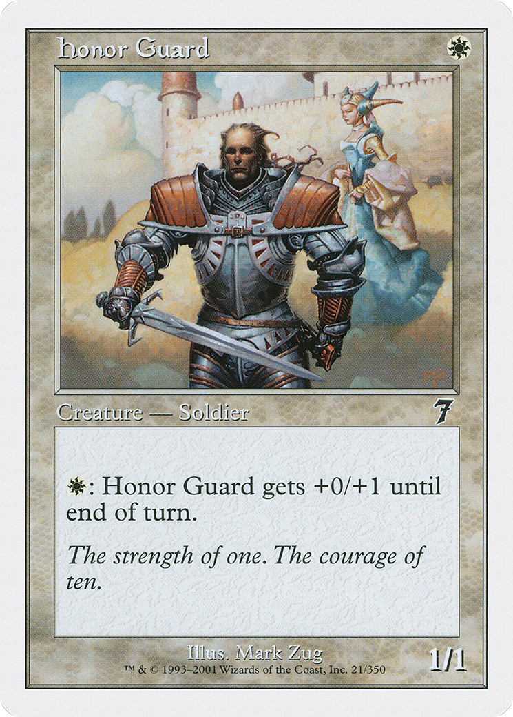 Image of Honor Guard (7ED-021) - 7th Edition