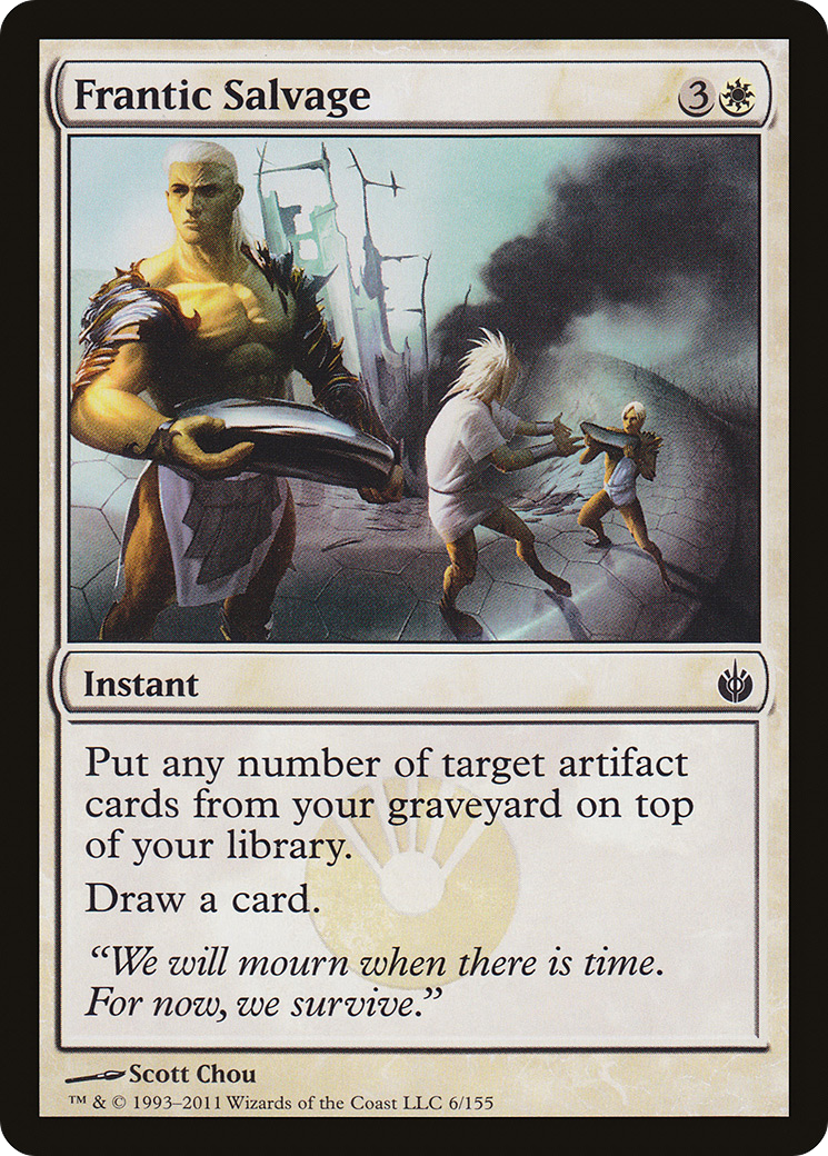 Image of Frantic Salvage (MBS-006) - Mirrodin Besieged Foil