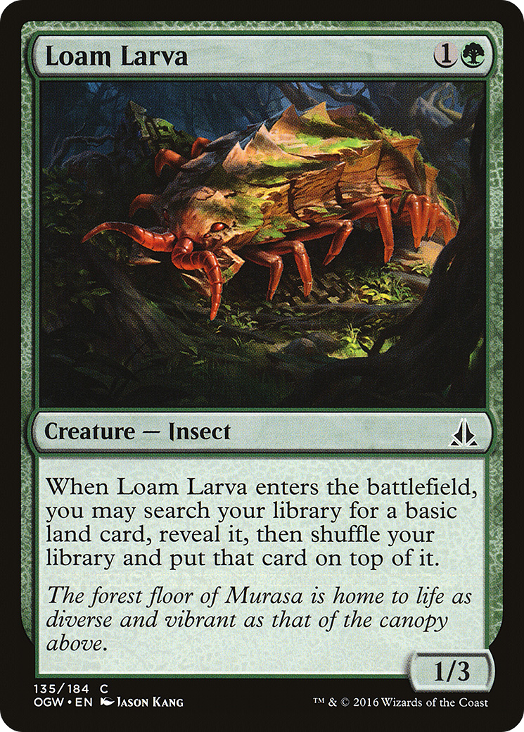 Image of Loam Larva (OGW-135) - Oath of the Gatewatch Foil