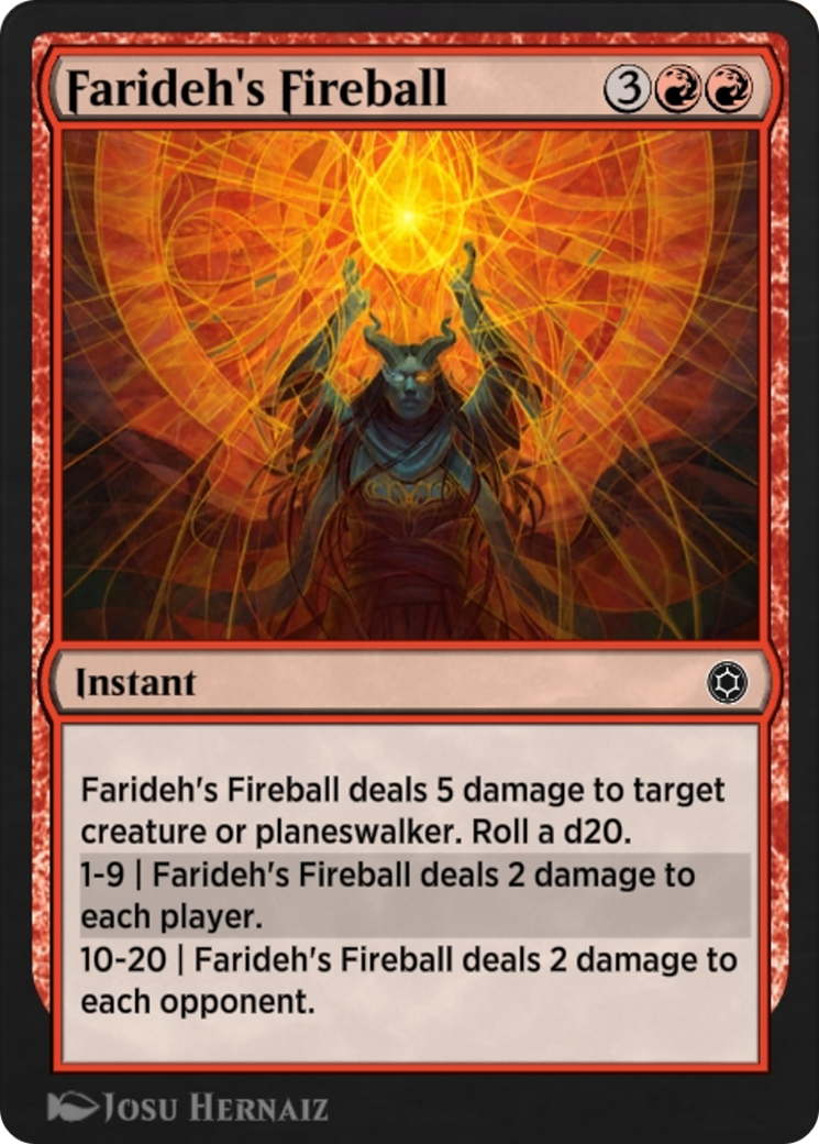 Image of Farideh's Fireball (HBG-181) - Alchemy Horizons: Baldur's Gate