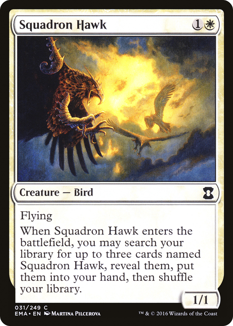Image of Squadron Hawk (EMA-031) - Eternal Masters Foil