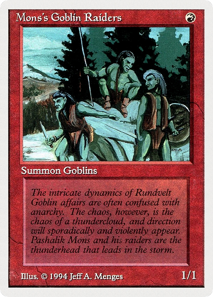 Image of Mons's Goblin Raiders (SUM-167) - Summer Magic / Edgar