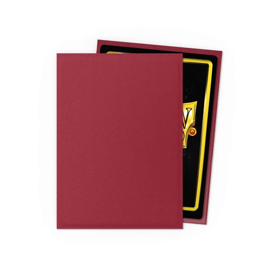 Image of DRAGON SHIELD: MATTE NON-GLARE: BLOOD RED (100CT)